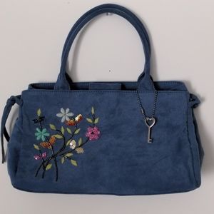 Fossil Faux Suede Purse